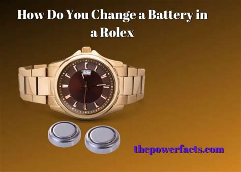 do rolex use batteries|how to replace Rolex battery.